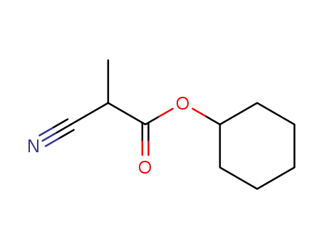 Molecular Structure of 125847-86-1 (Cyano-methyl-acetic acid cyclohexyl ester)