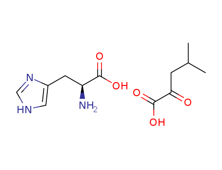 L-Histidine mono(4-methyl-2-oxovalerate)