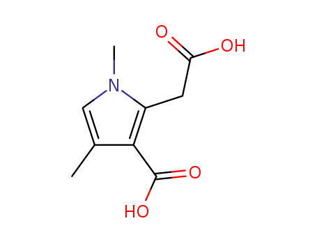 3-CARBOXY-1,4-DIMETHYL-1H-PYRROLE-2-ACETIC ACID
