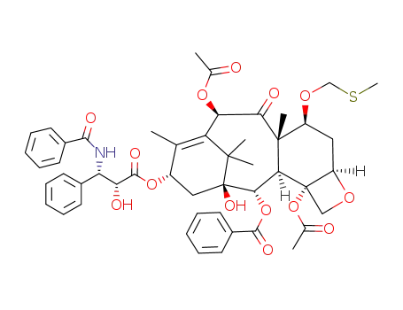 Molecular Structure of 160237-25-2 (7-O-(Methylsulfanylmethyl)paclitaxel)