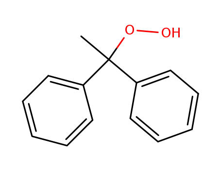 Molecular Structure of 2186-29-0 (1,1-diphenylethyl hydroperoxide)