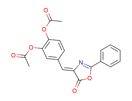 5(4H)-Oxazolone, 4-[[3,4-bis(acetyloxy)phenyl]methylene]-2-phenyl-