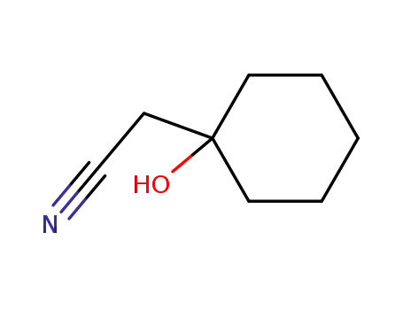 Molecular Structure of 14368-55-9 ((1-HYDROXY-CYCLOHEXYL)-ACETONITRILE)