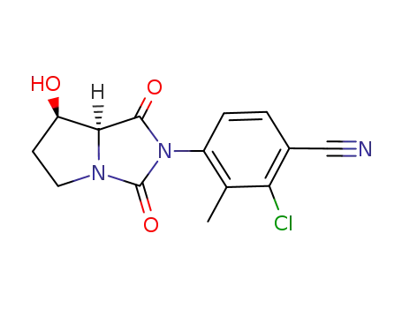 2-Chloro-3-methyl-4-[(7R,7AS)-tetrahydro-7-hydroxy-1,3-dioxo-1H-pyrrolo[1,2-c]imidazol-2(3H)-yl]benzonitrile
