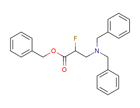 BENZYL 3-N,N-DIBENZYLAMINO-2-FLUOROPROPANOATE