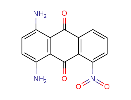 Molecular Structure of 82-33-7 (1,4-DIAMINO-5-NITROANTHRAQUINONE)