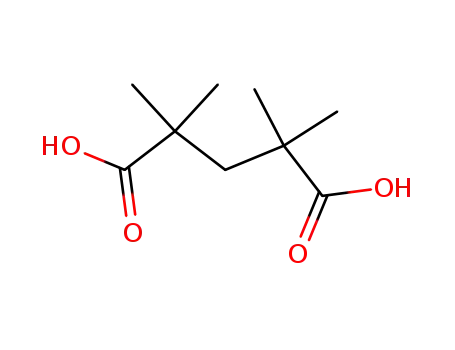 Molecular Structure of 1189-82-8 (Pentanedioic acid, 2,2,4,4-tetramethyl-)