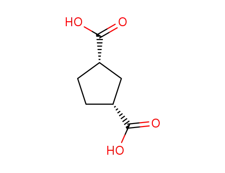 Molecular Structure of 876-05-1 ((1S,3R)-cyclopentane-1,3-dicarboxylic acid)