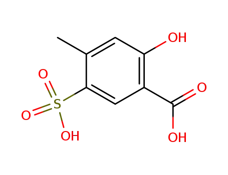 Benzoic acid, 2-hydroxy-4-methyl-5-sulfo-