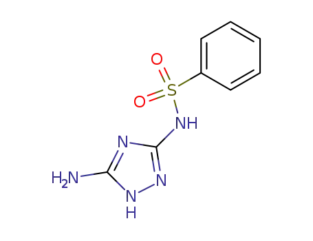 Molecular Structure of 104667-72-3 (Benzenesulfonamide, N-(5-amino-1H-1,2,4-triazol-3-yl)- (9CI))