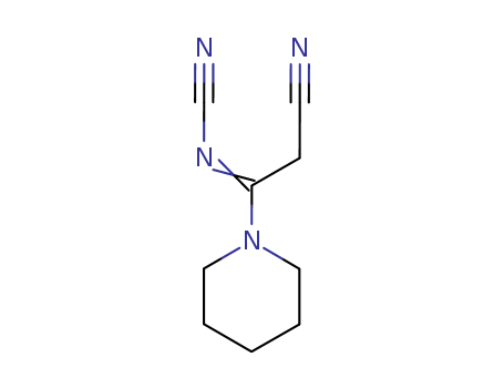 Piperidine,1-[2-cyano-1-(cyanoimino)ethyl]- (9CI)