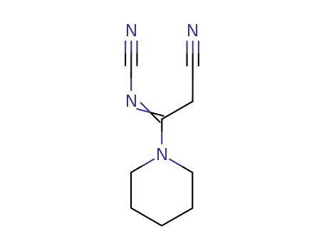 Molecular Structure of 56488-00-7 (1-[2-cyano-1-(cyanoimino)ethyl]piperidine)