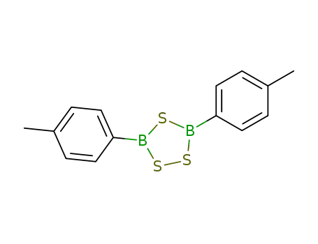 3,5-bis(4-methylphenyl)-cyclo-1,2,4-trithia-3,5-diborolane