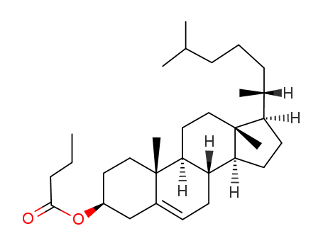 Cholest-5-en-3-ol (3b)-, 3-butanoate