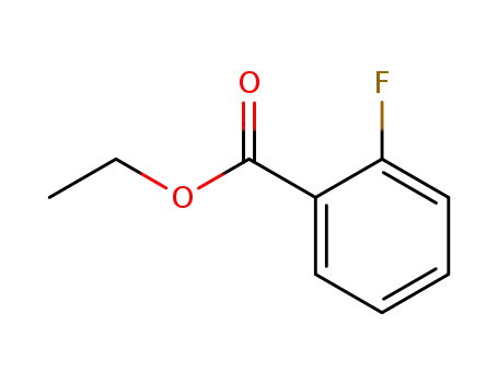 Molecular Structure of 443-26-5 (ETHYL 2-FLUOROBENZOATE)