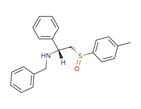 (1R,SR)-N-benzyl-<1-phenyl-2-(p-tolylsulfinyl)ethyl>amine