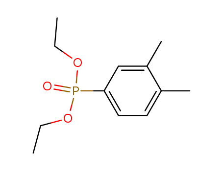 Molecular Structure of 72596-30-6 (Diethyl (3,4-dimethylphenyl)phosphonate)