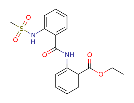 Benzoic acid,2-[[2-[(methylsulfonyl)amino]benzoyl]amino]-, ethyl ester