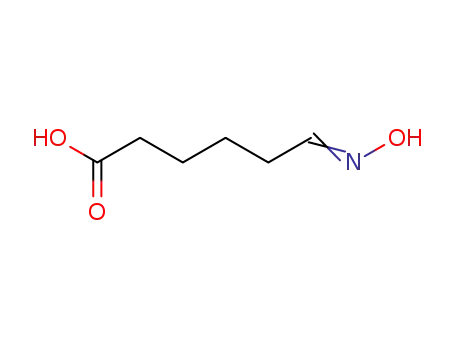 Molecular Structure of 24552-57-6 (Hexanoic acid, 6-(hydroxyimino)-)