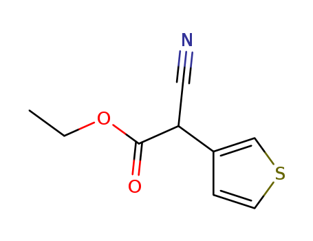 3-Thiopheneacetic acid,a-cyano-, ethyl ester