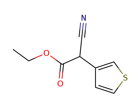 Ethyl 2-cyano-2-(3-thienyl)acetate