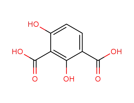Molecular Structure of 22928-28-5 (2,4-Dihydroxy-1,3-benzenedicarboxylic acid)