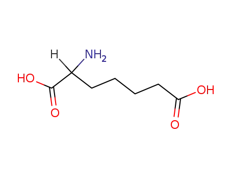Molecular Structure of 627-76-9 (DL-ALPHA-AMINOPIMELIC ACID)