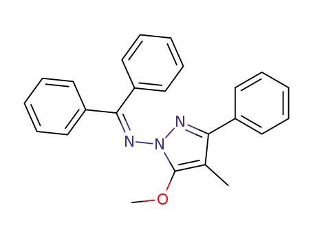 1H-Pyrazol-1-amine,
N-(diphenylmethylene)-5-methoxy-4-methyl-3-phenyl-