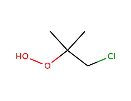 Molecular Structure of 14093-73-3 (2-chloro-1,1-dimethyl-ethyl hydroperoxide)