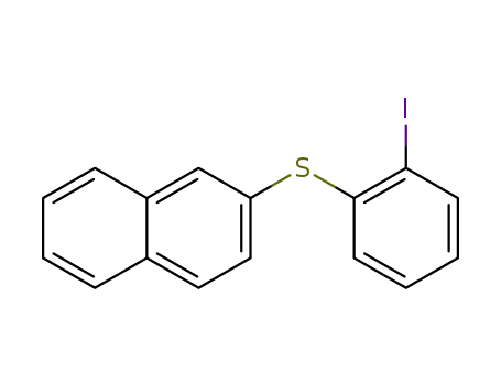 Molecular Structure of 1520814-76-9 (2-iodophenyl 2-naphthyl sulfide)