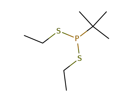Molecular Structure of 78187-17-4 (S,S-diethyl tert-butyldithiophosphonite)