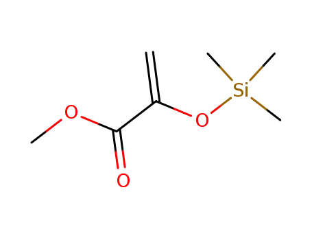 Molecular Structure of 95799-94-3 (2-Propenoic acid, 2-[(trimethylsilyl)oxy]-, methyl ester)