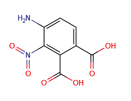 Molecular Structure of 89939-48-0 (3-Nitro-4-amino-phthalsaeure)