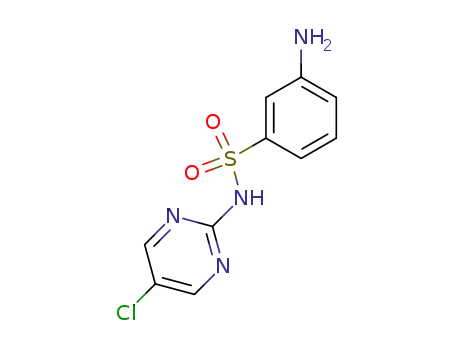Molecular Structure of 565-36-6 (3-amino-N-5-chloropyrimidin-2-ylbenzenesulphonamide)