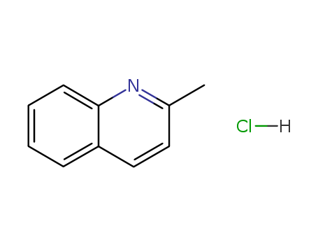 Quinoline, 2-methyl-, hydrochloride