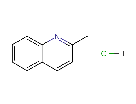 Molecular Structure of 62763-89-7 (2-methylquinolinium chloride)