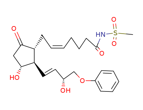 5-Heptenamide,7-[(1R,2R,3R)-3-hydroxy-2-[(1E,3R)-3-hydroxy-4-phenoxy-1-buten-1-yl]-5-oxocyclopentyl]-N-(methylsulfonyl)-,(5Z)-
