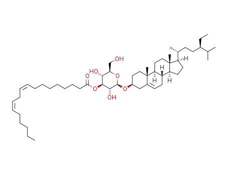 Molecular Structure of 1192023-60-1 (β-sitosteryl glucoside-3'-O-linoleate)