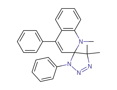 Molecular Structure of 263762-84-1 (1,5',5'-trimethyl-3,4'-diphenylspiro[1H-quinoline-2,4'-(3',5'-dihydro[1,2,3]tiazole)])
