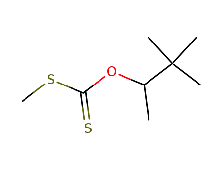 Molecular Structure of 72535-90-1 (O-pinacolyl S-methyl xanthate)