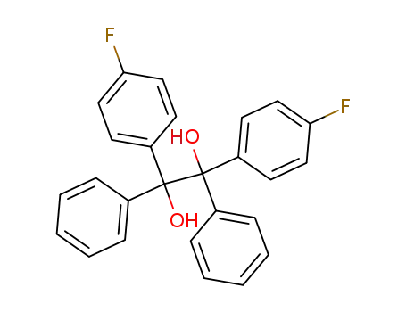 Molecular Structure of 595-07-3 (1,2-Ethanediol, 1,2-bis(4-fluorophenyl)-1,2-diphenyl-)