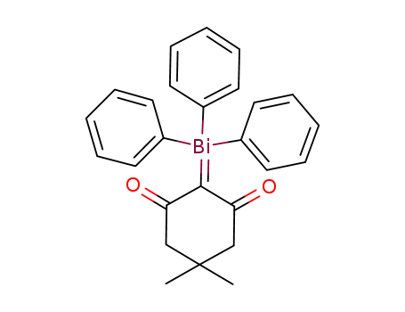 Molecular Structure of 105071-90-7 (triphenylbismuthonio-4,4-dimethyl-2,6-dioxocyclohexane-1-ide)