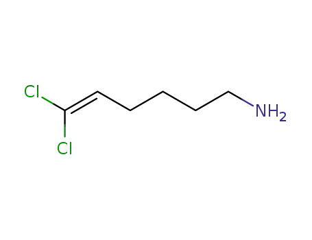 Molecular Structure of 89490-49-3 (6,6-dichloro-hex-5-enylamine)