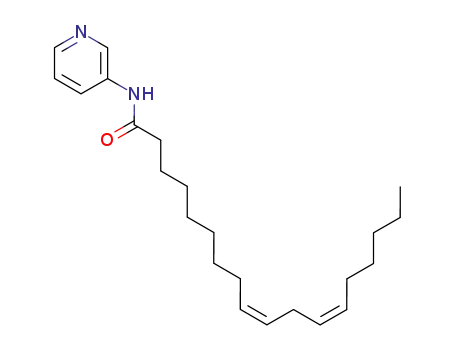 Molecular Structure of 119520-51-3 ((9Z,12Z)-N-(pyridin-3-yl)octadeca-9,12-dienamide)