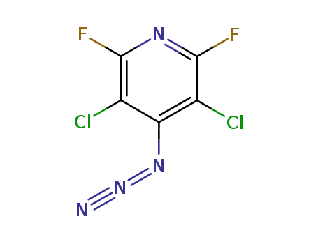 4-아지도-3,5-디클로로-2,6-디플루오로피리딘