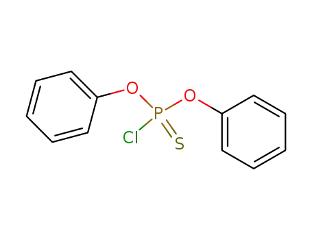 Molecular Structure of 22077-44-7 (O,O-diphenyl phosphorochloridothioate)