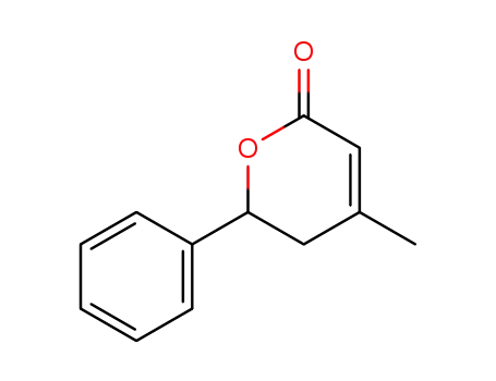 2H-Pyran-2-one, 5,6-dihydro-4-methyl-6-phenyl-