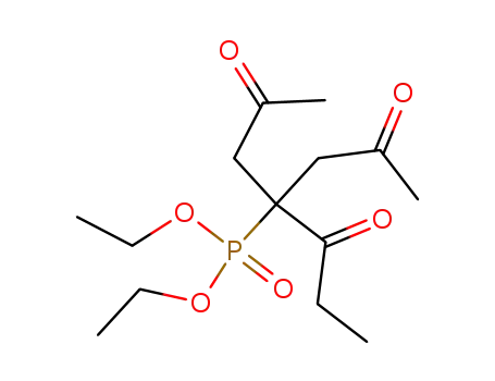 [2-Oxo-1,1-bis-(2-oxo-propyl)-butyl]-phosphonic acid diethyl ester