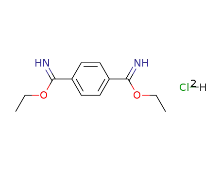 Molecular Structure of 1211-61-6 (diethyl benzene-1,4-dicarboximidoate)