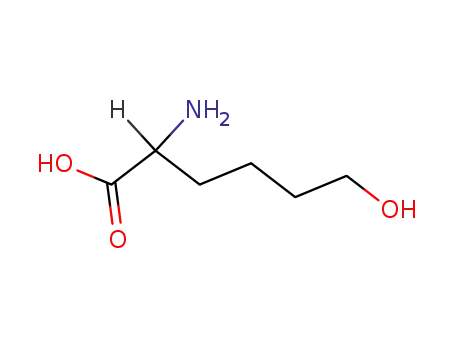 Molecular Structure of 5462-80-6 (DL-Norleucine, 6-hydroxy-)